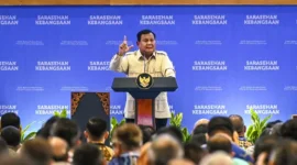 Prabowo Ungkap Rencana Pangkas BUMN Jadi 250 Perusahaan, Lebih dari 750 Bakal Ditutup. (Foto: ANTARA FOTO/Galih Pradipta/agr)