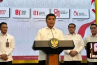 Logo Resmi HUT Ke-81 RI 2026 Terpilih, Karya Desainer Asal Padang Raih Suara Terbanyak. (Foto: ANTARA/Genta Tenri Mawangi)