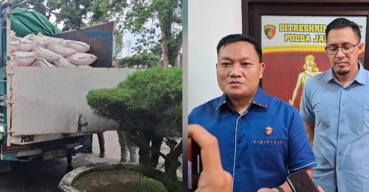 Polda Jambi Bongkar Dugaan Perdagangan Pupuk Subsidi di Muaro Jambi. (Foto: makalamnews)