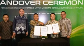 Wuling Gandeng Grab, BinguoEV Siap Perkuat Armada Kendaraan Listrik di Indonesia. (Foto: pojokoto)