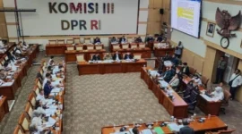 DPR Resmi Sahkan Revisi UU Polri, Sejumlah Aturan Baru Mulai Ditetapkan. (Foto: Matius Alfons/detikcom)