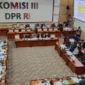 DPR Resmi Sahkan Revisi UU Polri, Sejumlah Aturan Baru Mulai Ditetapkan. (Foto: Matius Alfons/detikcom)