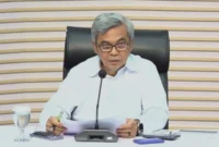 Ketua KPK Setyo Budiyanto dalam konferensi pers kasus dugaan korupsi pemerasan izin tinggal WNA. (Foto: Tangkapan layar youtube KPK RI/cnbcindonesia)