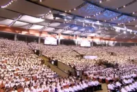 Prabowo Kumpulkan 12.173 Penggerak Program MBG di Sentul. (Tangkapan Layar Youtube BPMI)
