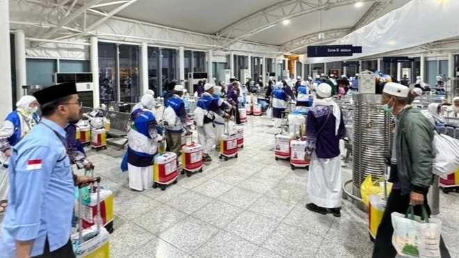 Lebih dari 121 Ribu Jemaah Haji Indonesia Sudah Tiba di Tanah Air. (Foto: Kemenag/detik)