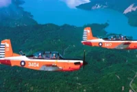 Pesawat Latih T-34 Taiwan Jatuh Saat Latihan, Dua Pilot Tewas (Dok. R.O.C Air Force/cnbcindonesia)