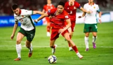 Tim Garuda Dekati 100 Besar Dunia Setelah Usai Kalahkan Oman. (Foto: CNN Indonesia/Adi Maulana Ibrahim)