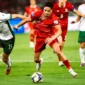 Tim Garuda Dekati 100 Besar Dunia Setelah Usai Kalahkan Oman. (Foto: CNN Indonesia/Adi Maulana Ibrahim)