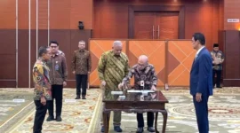 Purbaya Lantik Tiga Dirjen Baru Kemenkeu, Ini Daftar Pejabat yang Resmi Menjabat. (Foto: Ntvnews.id-Muslimin Trisyuliono/ntvnews)