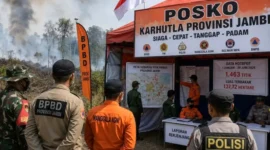 Karhutla Mengancam Jambi, BPBD Dirikan 81 Posko Siaga di Daerah Rawan. (Foto Ilustrasi: jambitrends)