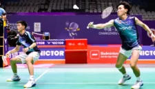 Laga Sengit Tiga Gim! Raymond/Joaquin Tumbangkan Wakil Taiwan di China Open 2026. (Foto: PBSI/harianbanyuasin)