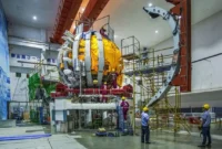 China Selangkah Lagi Wujudkan 'Matahari Buatan', Target Hasilkan Listrik Fusi pada 2030. (Foto: Xinhua/Southwestern Institute of Physics CNNC/kompas)