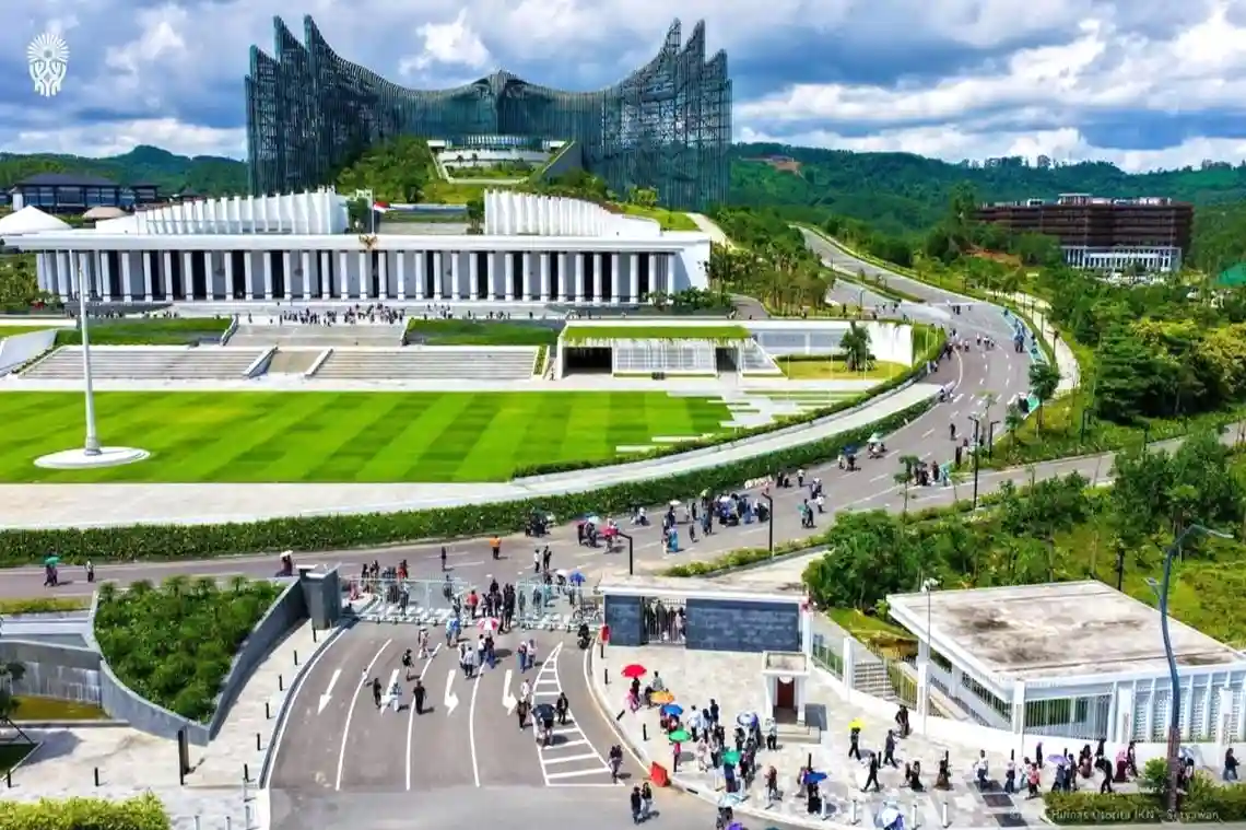 5 Negara yang Berencana Pindahkan Ibu Kota, Indonesia Salah Satunya. (Foto: OIKN/kompas)