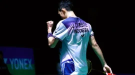 Hasil China Open 2026: Jonatan Christie Bangkit Dramatis, Singkirkan Yudai Okimoto dan Lolos ke 16 Besar. (Foto: Dokumentasi PP PBSI/kompas)
