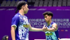 Sabar/Reza Tumbangkan Ganda Malaysia, Tiket 16 Besar China Open 2026 Berhasil Diamankan. (Foto: PBSI/kompas)