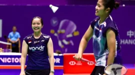 Rachel/Febi Singkirkan Unggulan Kedua, Ganda Putri Indonesia Melaju ke 16 Besar China Open 2026. (Foto: PBSI/kompas)