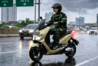 Rekomendasi Motor Listrik Tahan Hujan dengan Proteksi Air Terbaik 2026. (Foto: Gemini AI/suara)