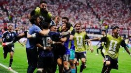 Argentina Tunjukkan Mental Juara, Balikkan Keadaan dan Taklukkan Inggris 2-1. (Foto: detik)