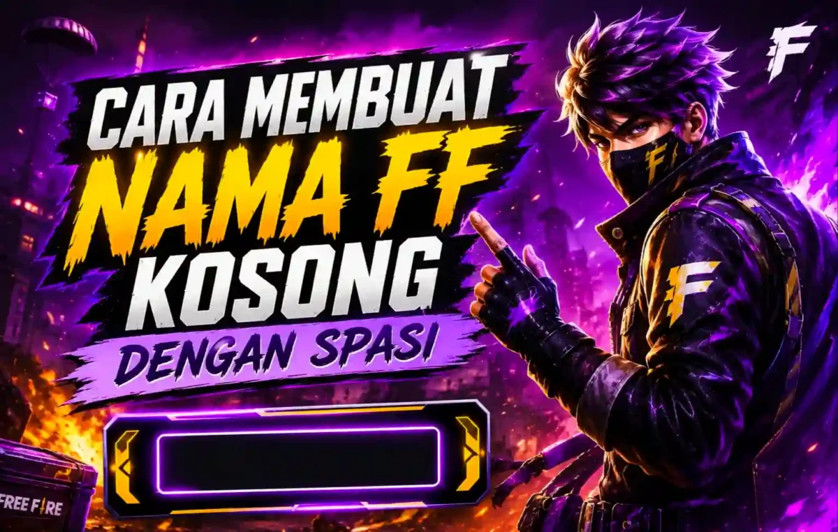 Cara Membuat Nama FF Kosong dengan Spasi, Begini Langkah Mudahnya. (Foto: AI)