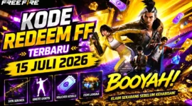 Kode Redeem FF Terbaru 15 Juli 2026, Ada Emote dan Skin Gratis. (Foto: Garena Indonesia/detik)