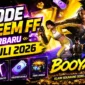 Kode Redeem FF Terbaru 15 Juli 2026, Ada Emote dan Skin Gratis. (Foto: Garena Indonesia/detik)