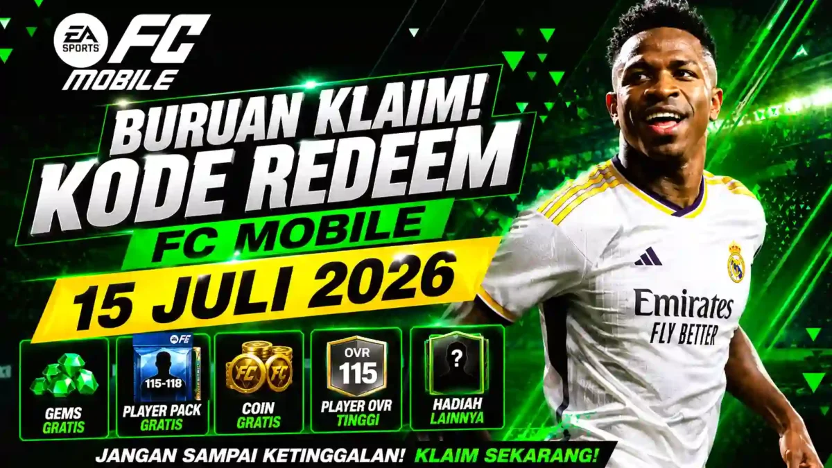 Kode Redeem FC Mobile Terbaru 15 Juli 2026, Klaim Gems dan Player Pack Gratis Sebelum Habis. (Foto: EA Sports/bola)