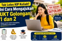 Tak Lolos KIP Kuliah? Ini Cara Mengajukan UKT Golongan 1 dan 2 agar Biaya Kuliah Lebih Ringan. (Foto: AI)