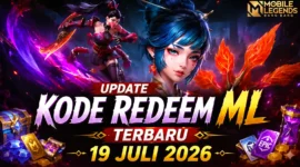 Update Kode Redeem ML Terbaru 19 Juli 2026, Ada Diamond dan Magic Summon Scroll Gratis. (Foto: mobilelegends)