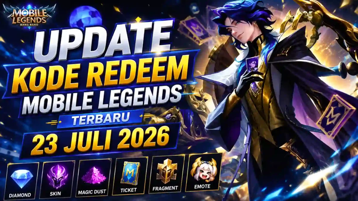 Update Kode Redeem Mobile Legends Terbaru 23 Juli 2026, Buruan Klaim Diamond, Skin, dan Item Gratis. (Foto: mobilelegends)