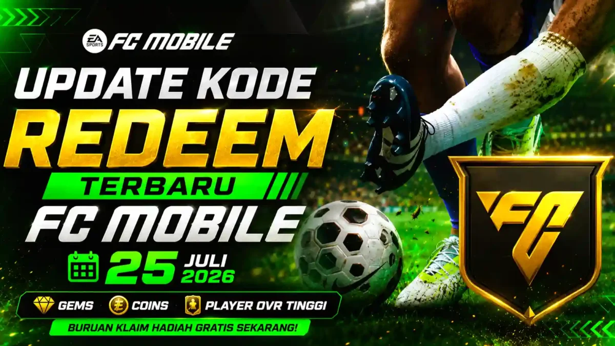 Buruan Tukarkan! Kode Redeem Terbaru FC Mobile 25 Juli 2026, Bonus Gems, Coins, dan Player OVR Tinggi Menanti. (Foto: ea)