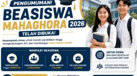 Beasiswa Mahaghora 2026 Dibuka, Siswa SMA dan Gap Year Bisa Kuliah Gratis hingga 5 Semester. (Foto: AI)