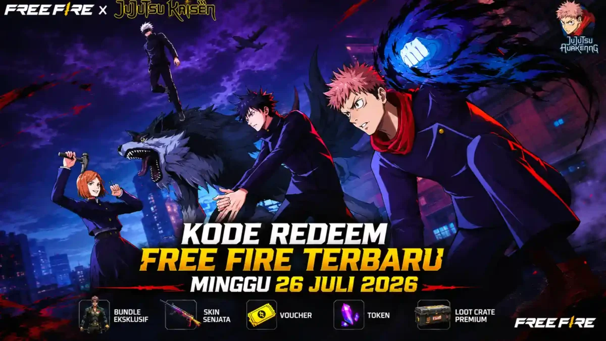 Kode Redeem FF Terbaru 26 Juli 2026, Klaim Hadiah Gratis Bundle hingga Skin Senjata. (Foto: garena)