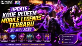 Kode Redeem Mobile Legends Terbaru 26 Juli 2026, Buruan Klaim Hadiah Gratis Sebelum Habis. (Foto: mobilelegends)