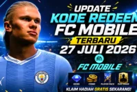Kode Redeem FC Mobile Terbaru 27 Juli 2026 Update Hari Ini, Klaim Gems Gratis. (Foto: Sportskeeda/oneesports)
