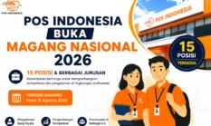 Pos Indonesia Buka Magang Nasional 2026, Ini 15 Posisi dan Jurusan yang Dibutuhkan