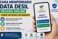 Cara Memperbarui Data Desil Online Lewat Aplikasi Cek Bansos, Begini Langkah Mudahnya. (Foto: AI)