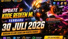 Kode Redeem ML Terbaru 30 Juli 2026 Kembali Hadir, Cek Daftar Kode Sebelum Kuota Habis. (Foto: mobilelegends)