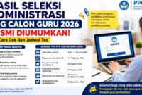 Hasil Seleksi Administrasi PPG Calon Guru 2026 Resmi Diumumkan, Ini Cara Cek dan Jadwal Tes Substantif. (Foto: AI)