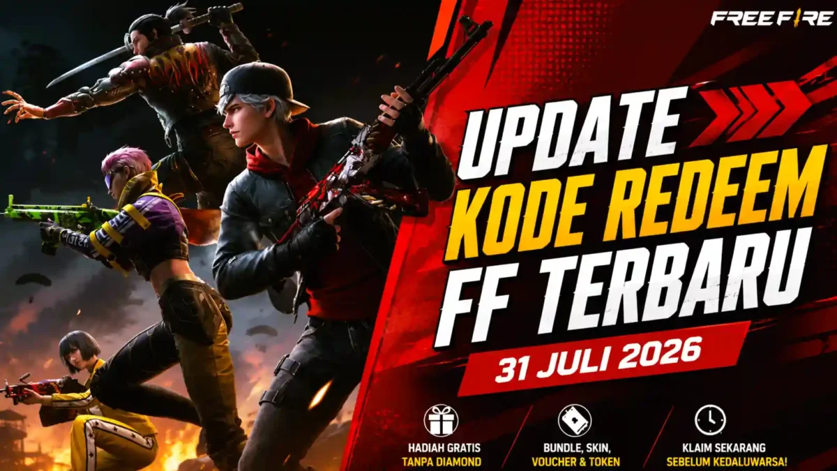 Garena Kembali Membagikan Kode Redem FF Terbaru 31 Juli 2026, Cek Daftar Lengkapnya. (Foto: garena)