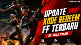 Garena Kembali Membagikan Kode Redem FF Terbaru 31 Juli 2026, Cek Daftar Lengkapnya. (Foto: garena)