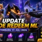 Moonton Bagikan Kode Redeem ML Terbaru 31 Juli 2026 - Cek Daftar Lengkapnya. (Foto: mobilelegends)