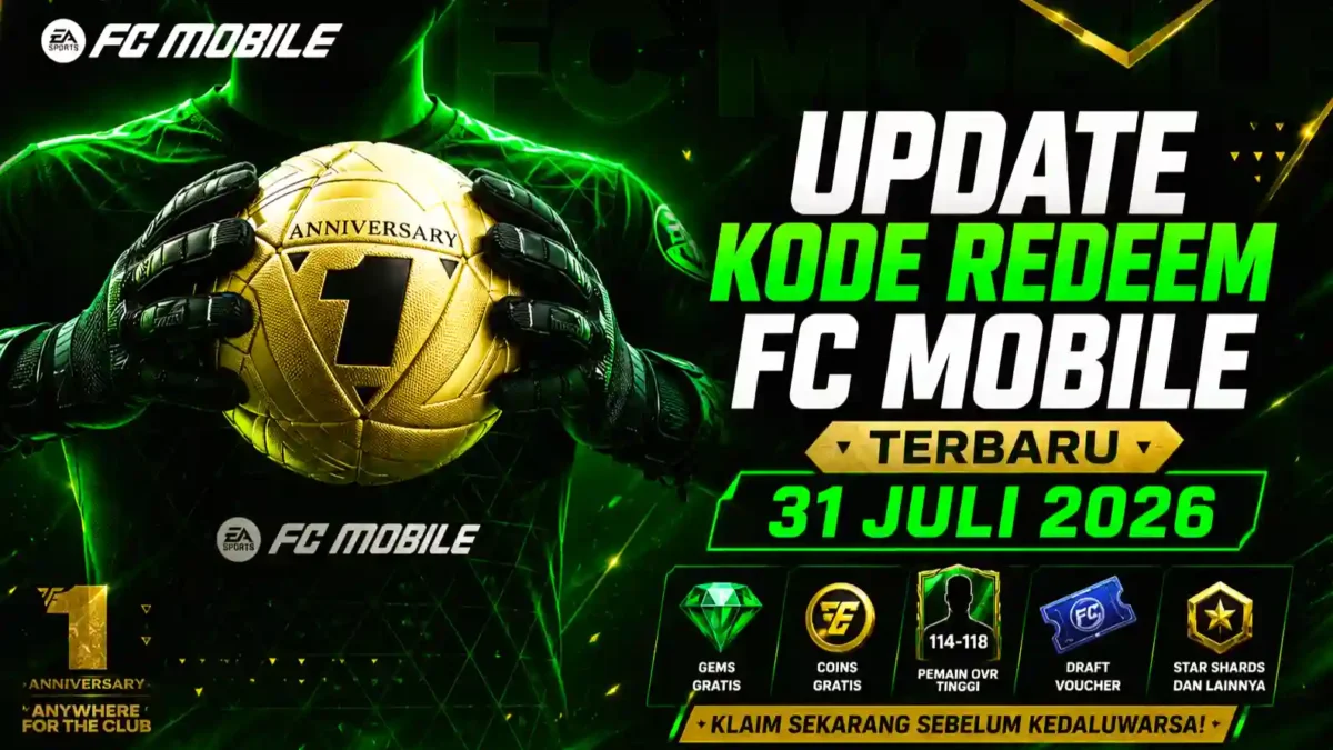 EA Sports Bagikan Kode Redeem FC Mobile Terbaru 31 Juli 2026 - Cek Daftar Lengkapnya. (Foto: ea)