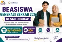 Beasiswa Generasi Berkah 2026 Resmi Dibuka, Mahasiswa Berpeluang Dapat Bantuan Rp7 Juta. (Foto: AI)