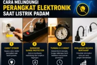 Listrik Sering Padam? Ini Cara Melindungi Perangkat Elektronikmu agar Tidak Cepat Rusak. (Foto: AI)