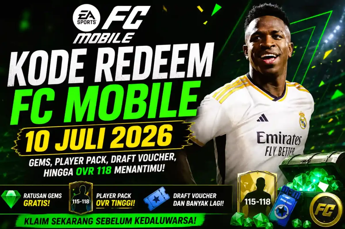 Buruan Klaim! Kode Redeem FC Mobile 10 Juli 2026 Hadir dengan Banyak Hadiah Gratis. (Foto: esports)