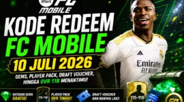 Buruan Klaim! Kode Redeem FC Mobile 10 Juli 2026 Hadir dengan Banyak Hadiah Gratis. (Foto: esports)