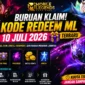 Buruan Klaim! Kode Redeem ML 10 Juli 2026 Terbaru, Dapat Diamond, Skin, dan Emote Gratis. (Foto: dok Mobile Legends/detik)