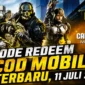 Kode Redeem COD Mobile Terbaru 12 Juli 2026, Klaim Skin, XP, dan Hadiah Gratis Sebelum Hangus. (Foto: callofduty)