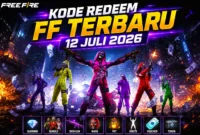 Kode Redeem FF Terbaru 12 Juli 2026, Buruan Klaim Diamond, Bundle, dan Skin Gratis. (Foto: Garena/akurat)