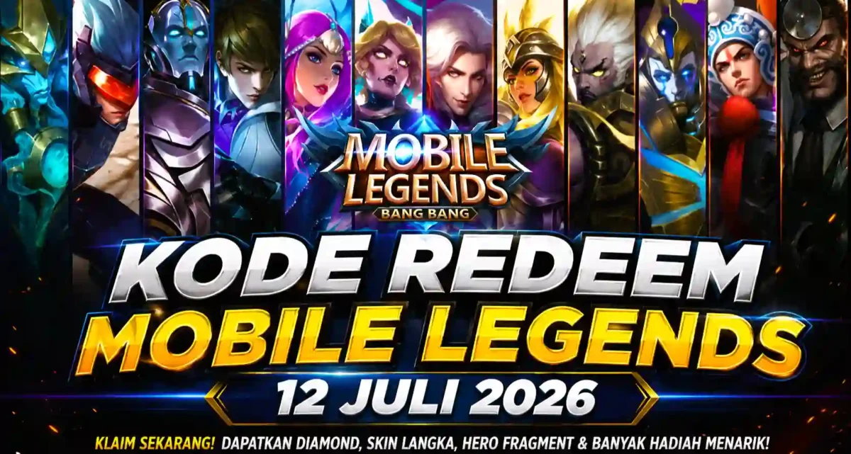 Kode Redeem Mobile Legends Terbaru 12 Juli 2026, Klaim Diamond, Skin Langka, dan Hero Fragment Hari Ini. (Foto: Moonton/oneesports)